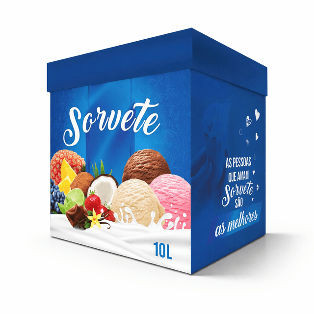 Sorvete Caixa 10L - 10 Litros